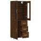 vidaXL Highboard Braun Eichen-Optik 69,5x34x180 cm Holzwerkstoff vidaXL Highboard Braun Eichen-Optik 69,5x34x180 cm Holzwerkstoff