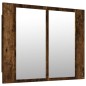 vidaXL LED-Spiegelschrank Räuchereiche 60x12x45 cm Holzwerkstoff vidaXL LED-Spiegelschrank Räuchereiche 60x12x45 cm Holzwerkstoff