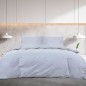 vidaXL Bettwäsche-Set Grau 260x240 cm Leichte Mikrofaser vidaXL Bettwäsche-Set Grau 260x240 cm Leichte Mikrofaser