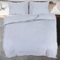 vidaXL Bettwäsche-Set Grau 260x240 cm Leichte Mikrofaser vidaXL Bettwäsche-Set Grau 260x240 cm Leichte Mikrofaser