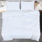 vidaXL Bettwäsche-Set Weiß 200x200 cm Leichte Mikrofaser vidaXL Bettwäsche-Set Weiß 200x200 cm Leichte Mikrofaser