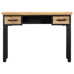 vidaXL Schreibtisch 110 x 50 x 76 cm Mangoholz Massiv