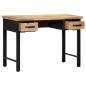 vidaXL Schreibtisch 110 x 50 x 76 cm Mangoholz Massiv vidaXL Schreibtisch 110 x 50 x 76 cm Mangoholz Massiv
