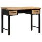 vidaXL Schreibtisch 110 x 50 x 76 cm Mangoholz Massiv vidaXL Schreibtisch 110 x 50 x 76 cm Mangoholz Massiv