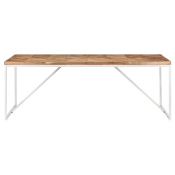 vidaXL Esstisch 200x90x76 cm Massivholz Akazie und Mango 