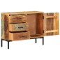 vidaXL Sideboard 88x30x73 cm Altholz Massiv vidaXL Sideboard 88x30x73 cm Altholz Massiv