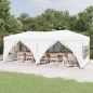 vidaXL Partyzelt Faltbar mit Seitenwänden Weiß 3x6 m vidaXL Partyzelt Faltbar mit Seitenwänden Weiß 3x6 m