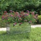 vidaXL Garten-Hochbeet 100x40x45 cm Verzinkter Stahl Silber vidaXL Garten-Hochbeet 100x40x45 cm Verzinkter Stahl Silber