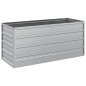 vidaXL Garten-Hochbeet 100x40x45 cm Verzinkter Stahl Silber vidaXL Garten-Hochbeet 100x40x45 cm Verzinkter Stahl Silber