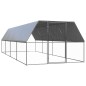 vidaXL Outdoor-Hühnerkäfig 3x8x2 m Verzinkter Stahl vidaXL Outdoor-Hühnerkäfig 3x8x2 m Verzinkter Stahl