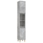 vidaXL 3-tlg. Badmöbel-Set Betongrau Holzwerkstoff vidaXL 3-tlg. Badmöbel-Set Betongrau Holzwerkstoff