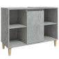 vidaXL 3-tlg. Badmöbel-Set Betongrau Holzwerkstoff vidaXL 3-tlg. Badmöbel-Set Betongrau Holzwerkstoff