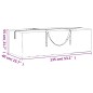 vidaXL Weihnachtsbaumtasche Schwarz 135x40x55 cm Polyethylen vidaXL Weihnachtsbaumtasche Schwarz 135x40x55 cm Polyethylen