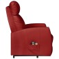 vidaXL Massagesessel mit Aufstehhilfe Weinrot Kunstleder vidaXL Massagesessel mit Aufstehhilfe Weinrot Kunstleder