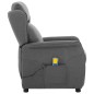 vidaXL Massagesessel Hellgrau Stoff vidaXL Massagesessel Hellgrau Stoff