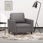 vidaXL Sessel Grau 60 cm Kunstleder vidaXL Sessel Grau 60 cm Kunstleder