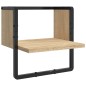 vidaXL 6-tlg. Wandregal-Set mit Stangen Sonoma-Eiche Holzwerkstoff vidaXL 6-tlg. Wandregal-Set mit Stangen Sonoma-Eiche Holzwerkstoff