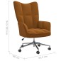 vidaXL Relaxsessel Braun Samt vidaXL Relaxsessel Braun Samt