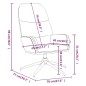 vidaXL Relaxsessel Taupe Wildleder-Optik vidaXL Relaxsessel Taupe Wildleder-Optik