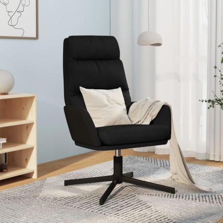 vidaXL Relaxsessel Schwarz Stoff