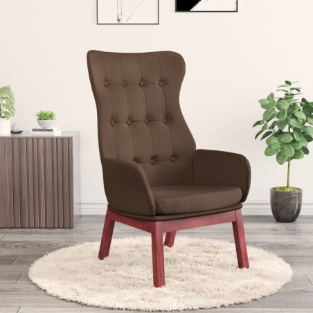 vidaXL Relaxsessel Braun Stoff