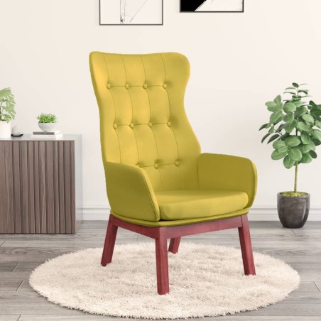 vidaXL Relaxsessel Hellgrün Stoff
