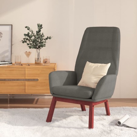vidaXL Relaxsessel Hellgrau Stoff