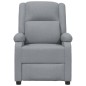 vidaXL Relaxsessel Elektrisch Hellgrau Stoff vidaXL Relaxsessel Elektrisch Hellgrau Stoff