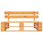 vidaXL Outdoor-Sofa Paletten mit Kissen in Sandfarben Kiefernholz vidaXL Outdoor-Sofa Paletten mit Kissen in Sandfarben Kiefernholz