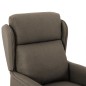 vidaXL Massagesessel Elektrisch Taupe Stoff vidaXL Massagesessel Elektrisch Taupe Stoff