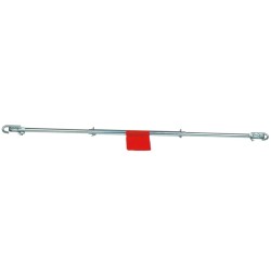 Brüder Mannesmann Abschleppstange Silbern 1800 kg 00110