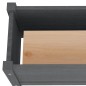 vidaXL Pflanzkübel 2 Stk. Grau 60x31x31 cm Massivholz Kiefer vidaXL Pflanzkübel 2 Stk. Grau 60x31x31 cm Massivholz Kiefer