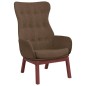 vidaXL Relaxsessel mit Hocker Braun Stoff vidaXL Relaxsessel mit Hocker Braun Stoff