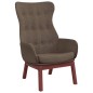 vidaXL Relaxsessel mit Hocker Taupe Stoff vidaXL Relaxsessel mit Hocker Taupe Stoff
