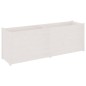 vidaXL Pflanzkübel Weiß 200x50x70 cm Massivholz Kiefer vidaXL Pflanzkübel Weiß 200x50x70 cm Massivholz Kiefer