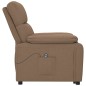 vidaXL Aufstehsessel Braun Stoff vidaXL Aufstehsessel Braun Stoff