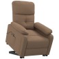 vidaXL Aufstehsessel Braun Stoff vidaXL Aufstehsessel Braun Stoff