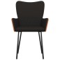 vidaXL Esszimmerstühle 2 Stk. Schwarz Stoff und Kunstleder vidaXL Esszimmerstühle 2 Stk. Schwarz Stoff und Kunstleder