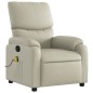 vidaXL Massagesessel Creme Kunstleder vidaXL Massagesessel Creme Kunstleder