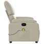 vidaXL Massagesessel Creme Kunstleder vidaXL Massagesessel Creme Kunstleder