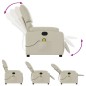 vidaXL Massagesessel Creme Kunstleder vidaXL Massagesessel Creme Kunstleder