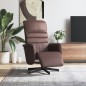 vidaXL Relaxsessel mit Fußteil Braun Kunstleder vidaXL Relaxsessel mit Fußteil Braun Kunstleder
