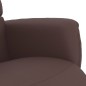 vidaXL Relaxsessel mit Fußteil Braun Kunstleder vidaXL Relaxsessel mit Fußteil Braun Kunstleder