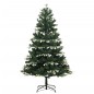vidaXL Künstlicher Weihnachtsbaum Klappbar 300 LEDs & Kugeln 180 cm vidaXL Künstlicher Weihnachtsbaum Klappbar 300 LEDs & Kugeln 180 cm