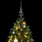 vidaXL Künstlicher Weihnachtsbaum Klappbar 150 LEDs & Kugeln 120 cm vidaXL Künstlicher Weihnachtsbaum Klappbar 150 LEDs & Kugeln 120 cm
