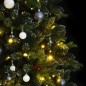 vidaXL Künstlicher Weihnachtsbaum Klappbar 150 LEDs & Kugeln 120 cm vidaXL Künstlicher Weihnachtsbaum Klappbar 150 LEDs & Kugeln 120 cm