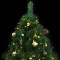 vidaXL Künstlicher Weihnachtsbaum Klappbar 150 LEDs & Kugeln 150 cm vidaXL Künstlicher Weihnachtsbaum Klappbar 150 LEDs & Kugeln 150 cm