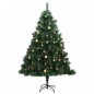 vidaXL Künstlicher Weihnachtsbaum Klappbar 150 LEDs & Kugeln 150 cm vidaXL Künstlicher Weihnachtsbaum Klappbar 150 LEDs & Kugeln 150 cm