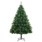 vidaXL Künstlicher Weihnachtsbaum Klappbar 150 LEDs & Kugeln 150 cm vidaXL Künstlicher Weihnachtsbaum Klappbar 150 LEDs & Kugeln 150 cm