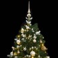 vidaXL Künstlicher Weihnachtsbaum Klappbar 150 LEDs & Kugeln 150 cm vidaXL Künstlicher Weihnachtsbaum Klappbar 150 LEDs & Kugeln 150 cm